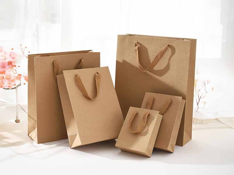 Paper bag with handle