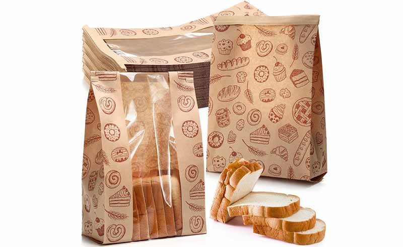 Paper bag with window