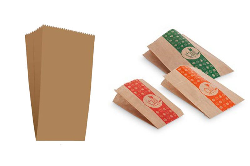 V bottom paper bag